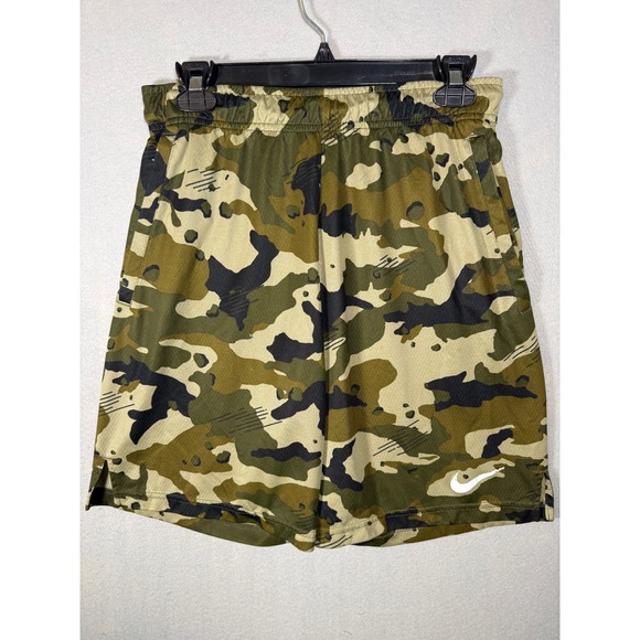 Nike Other - Nike Dri-FIT Mens Camo Athletic Shorts Green Camouflage Gym Training Small